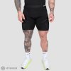 GymBeam Seamless šortky, static black M