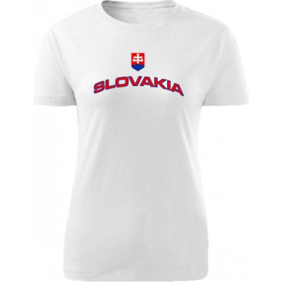 Valach Tričko Slovakia Dámske klasik Biele XL (48-50)