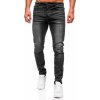 Bolf MP0141N pánske slim fit rifľové nohavice čierne