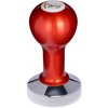 Buna café tamper, kov, červený, SP, 58 mm, nerez lesk, plochý