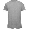 B&C | Inspire T /men, Pánske tričko Medium Fit z bio bavlny, sivá sport, S