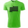 Jazvečík dlhý tričko apple green