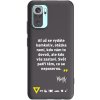Picasee silikónový čierny obal pre Xiaomi Redmi Note 10 Pro - Kazma - SVĚT PATŘÍ TĚM, CO SE NEPOSEROU