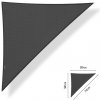 Shadow Comfort Slnečný Trojuholník 90° SHADOW 5,0 x 5,0 x 7,1 m - 300g Farba: Carbon čierna