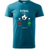 Futbal volá - Klasické pánske tričko vyššej gramáže - 2XL ( Tmavý tyrkys )