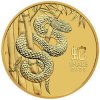 The Perth Mint zlatá minca minca Lunar Series III Year of Snake 2025 1/10 Oz