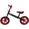 mamido Bežiaci bicykel R4 R-Sport červeno-čierne s EVA kolesami 12 palcov