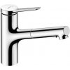 Drezová batéria Hansgrohe Zesis s vyťahovacou spŕškou, 2 prúdy chróm 74803000