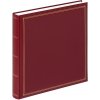 Walther fotoalbum MONZA 33x34 cm vínová červená 60 bielych strán zlatá razba