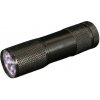 UV baterka s 9 LED diódami (baterka s UV svetlom na živicu)