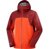 Salomon Outline GTX 2,5l JKT Fiery red C17030 pánská nepromokavá bunda 2,5L - XL