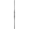 PSG Zdobená tyč pre kované ploty, brány a zábradlia 22.004, 900 mm, pr.12x12 mm