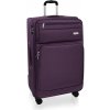 AVANCEA Textilný cestovný kufor GP9196 4W fialový L 79x48x31 cm