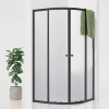 POINT BLACK 80x80 Grape Štvrťkruhová sprchová zástena