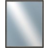 DANTIK - Zrkadlo v rámu, rozmer s rámom 80x100 cm z lišty TAIGA čierna (3108)