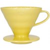 Hario Dripper V60-02, keramický, žltý