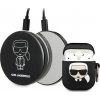Případ Karl Lagerfeld Klbppboa2k Iconik pro AirPods + Power Bank Black