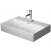 Duravit DuraSquare - Umývadlo, 60x40 cm, bez prepadu, s otvorom na batériu, DuraCeram, biela 2356600041