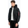 Pánska bunda Alpha Industries MA-1 D-Tec Sleeve Embroidery Bomber black/reflective