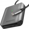 AXAGON CRE-S3C, USB-C 3.2 Gen 1 - SUPERSPEED čtečka karet, 3-slot & lun SD/microSD/CF, podpora UHS-II