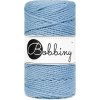 Bobbiny 3PLY Macramé Rope 3 mm 100 m Perfect Blue Špagát