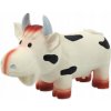 Hračka pre psov Dog Fantasy latexová krava pískacia 19 cm chrochtajúca