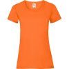 Fruit of the Loom Tričko Lady-Fit Valueweight T, krátký rukáv, dámské COT-16137223503 L Oranžová