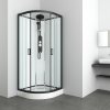 Sanotechnik Rakúsko Sanotechnik QuickLine EPIC 1, sprchový box štvrťkruh 90x90x235cm, CL50