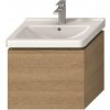 Kúpeľňová skrinka pod umývadlo Jika Cubito 59x42,7x48 cm dub H40J4233015191
