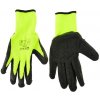 GEKO Pracovné rukavice zateplené 8“ GREEN G73585 čierna