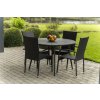 Noela Záhradný jedálenský set Wilder + 4x ratanová stolička Paris