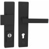 MPkovania TI - FORTE PLUS 3214/SQUARE 2275 - SH, hrúbka dverí 84-90 mm, kľučka/kľučka, PZ PLUS s otvorom pre vložku, 72 mm, CIM - čierna matná (153)