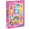 Clementoni - Puzzle 2x60 Disney princezné - 40-99 dielov