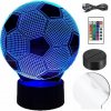 Stolní lampa Verk 3D Noční LED lampa - fotbalový míč (12296)
