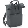 BAGBASE BG 118 / Rolovací batoh s dvojitým držadlom - graphite grey 14 litrov