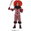 Kostým klaun boy detský - věk 5 - 6 roků - 110 - 115 cm