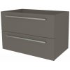 Mereo, Mereo Bino, kúpeľňová skrinka 101 cm, Multidecor, Lávovo sivá, MER-CN692SLAS1