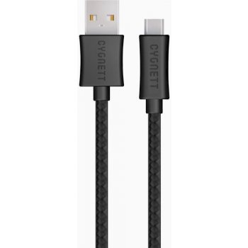 Cygnett CY2046PCUSA USB-C/USB-A, 1m, černý