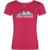 Dámske outdoorové tričko PROGRESS, AROMA NEPAL Červená,Mix S
