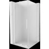 MEXEN/S - Velár sprchovací kút, posuvné dvere 120 x 120, dekor, biela 871-120-120-31-20
