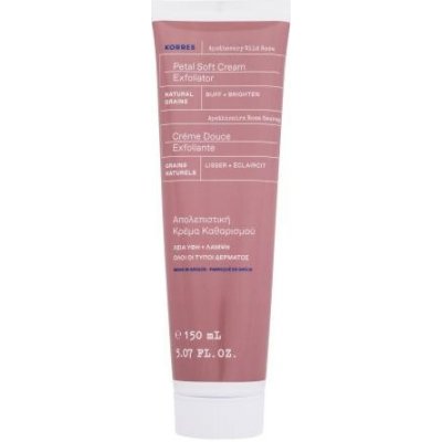 Korres Apothecary Wild Rose Petal Soft Cream Exfoliator rozjasňujúci krémový peeling 150 ml