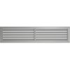 Dalap Plastová ventilačná mriežka šedá s pevnou žalúziou 912x362 mm
