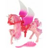 Teddies Jednorožec/kôň s krídlami česací s hrebeňom plast 22cm v krabičke ružový 00800496