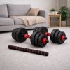 Nakladacie činky 2v1 – jednoručné aj obojručné, 20 kg