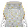 3-dielne posteľné obliečky New Baby 100/135 cm lama sivo-horčicové