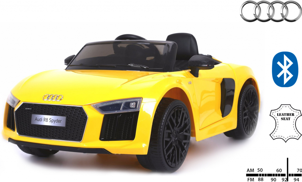 Beneo Audi R8 spyder žltá