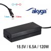 Napájecí zdroj Akyga AK-ND-46 18.5V/6.5A 120W 7.4x5.0mm + pin - neoriginální (AC adaptér, nabíječka, napájecí zdroj vhodný pro notebooky HP / Compaq)