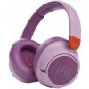 JBL JR460NC Bluetooth Wireless On-Ear Headphones for Kids with Noise Cancellation, Pink EU