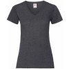 Women's v-neck Valueweight Fruit of the Loom šedá XS Fruit of the Loom 5904882079367