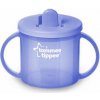 Tommee Tippee hrnček pre najmenších dvojuchý 190ml., +4m fialová ks